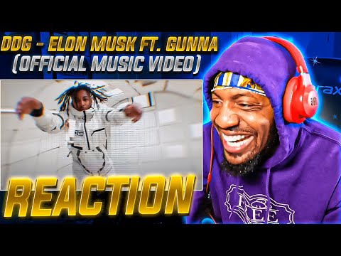 FIRST RAPPER TO GO TO SPACE! | DDG - Elon Musk ft. Gunna (REACTION!!!)