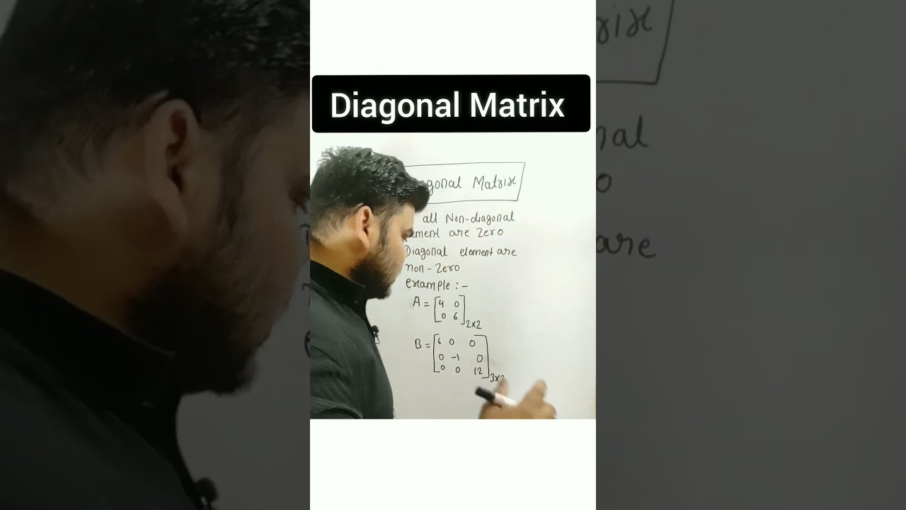 Understanding Diagonal Matrices: Types & Examples for Class 12 📐