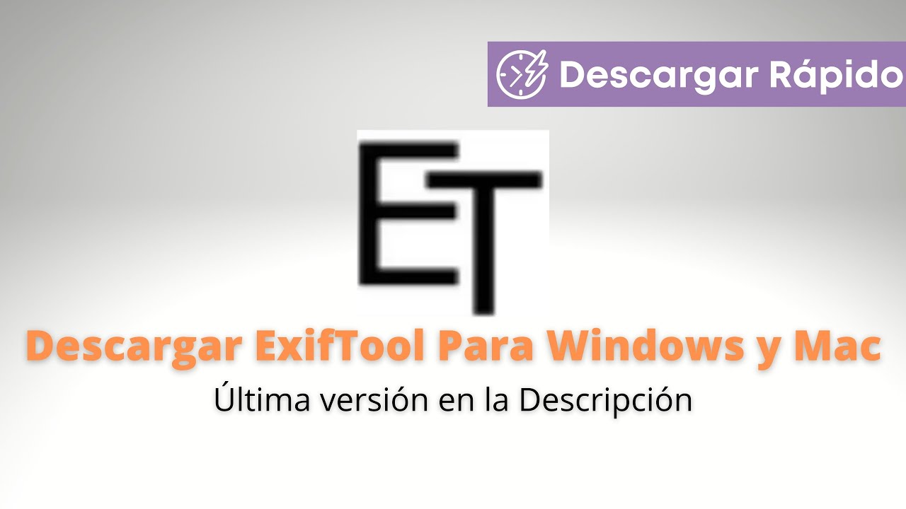 Descarga ExifTool para Windows y Mac: Edite y gestione metadatos fácilmente 📁
