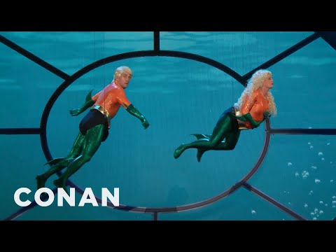 Aquaman Spawns On The #ConanCon Stage | CONAN on TBS