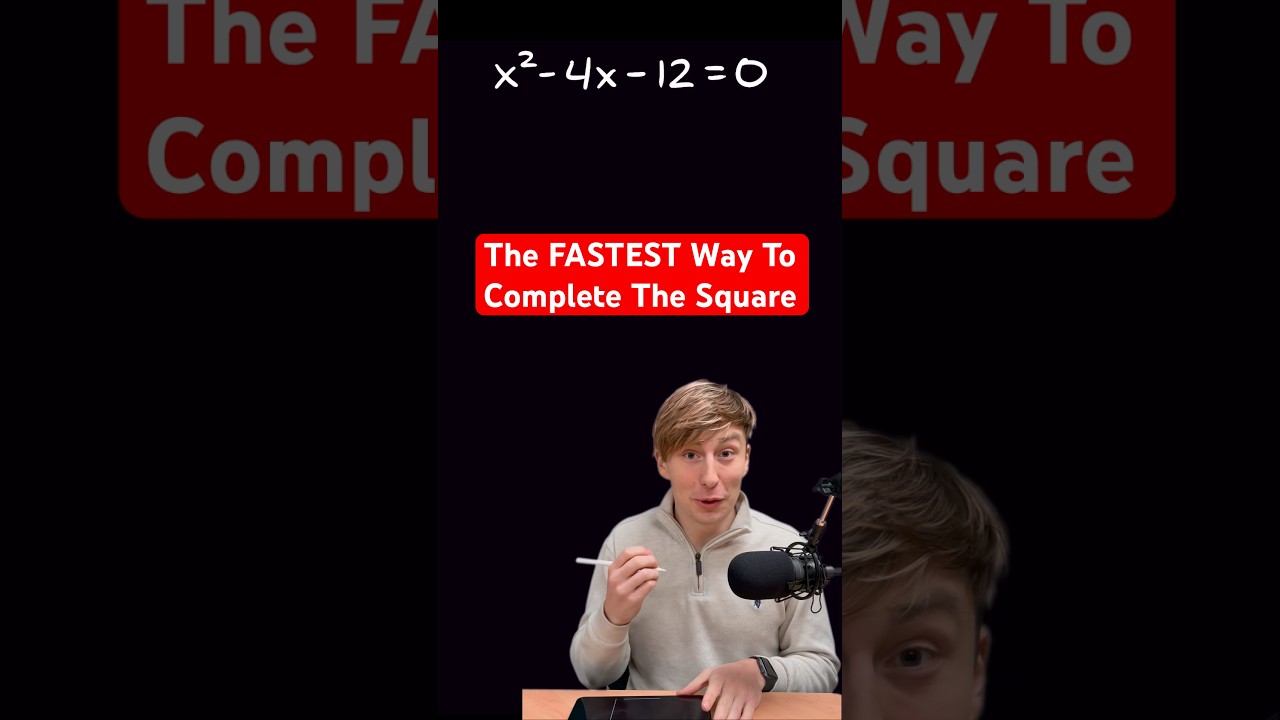 The Fastest Method to Complete the Square in 48 Seconds