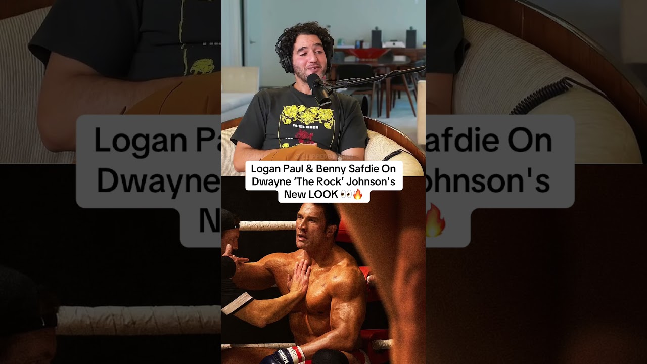 Logan Paul & Benny Safdie On Dwayne’s New LOOK #impaulsive #loganpaul #BennySafdie #DwayneJohnson