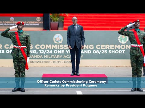 Officer Cadets Commissioning Ceremony | Remarks by President Kagame | Gako, 3 October 2025