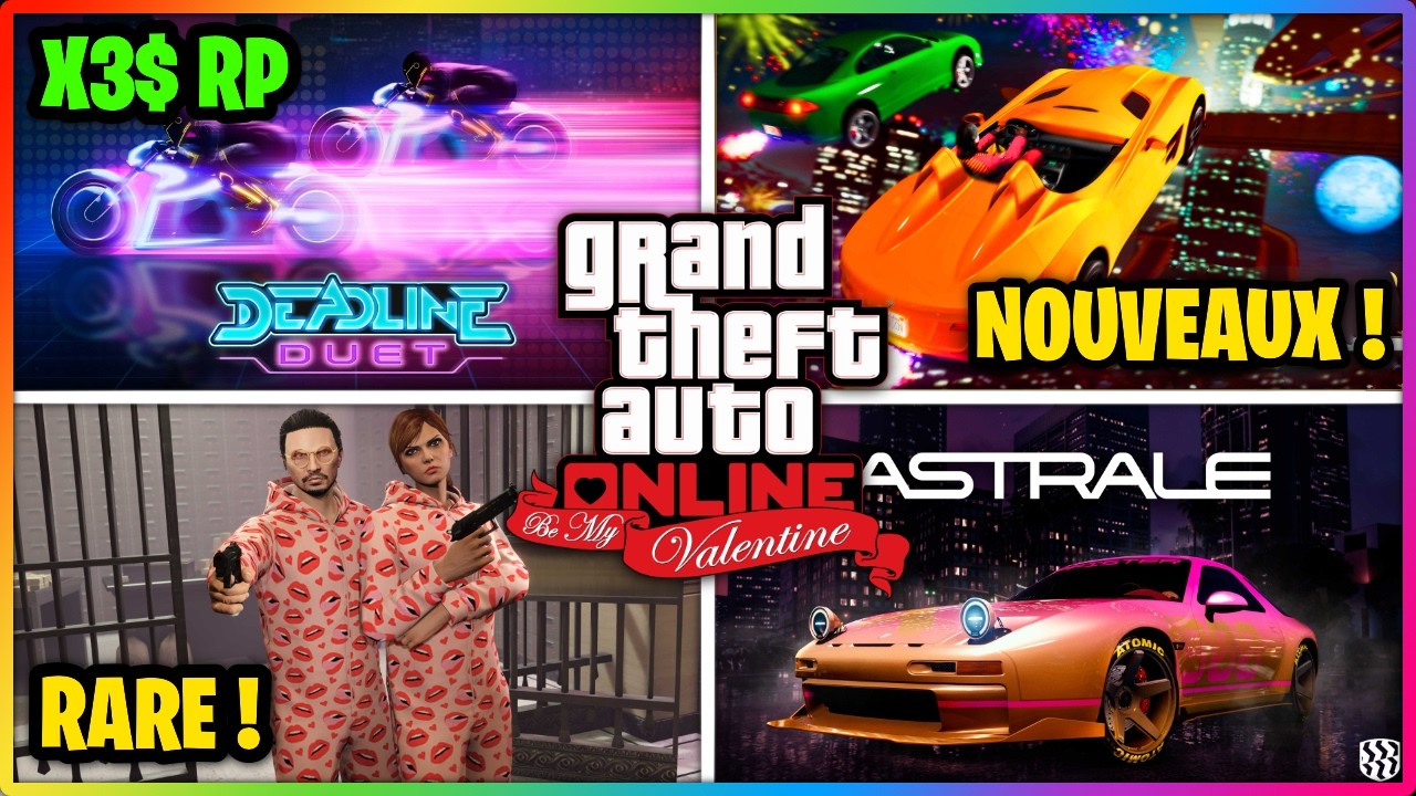 DLC ST VALENTIN, PROMO DU 5/02 GTA5 ONLINE !!