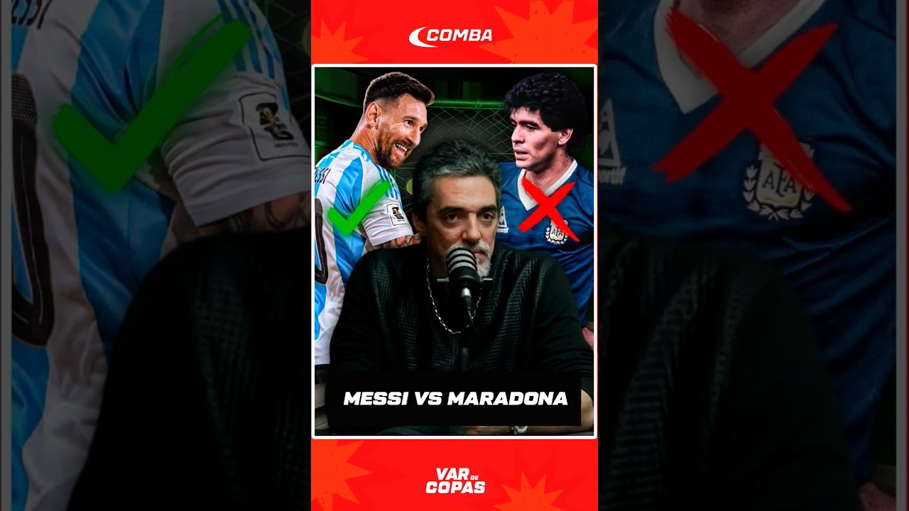 ¿Messi es MÁS GRANDE que Maradona? #messi #maradona #vardecopas