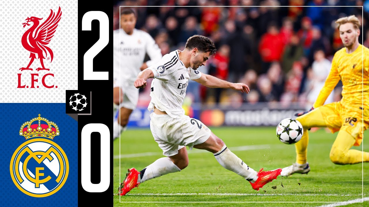 Liverpool FC 2-0 Real Madrid | Champions League 2024/25 Highlights