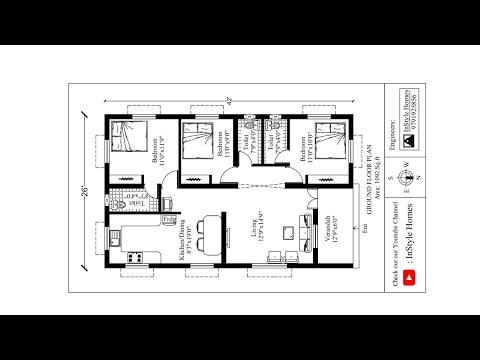 Affordable 3-Bedroom House Design 🏡