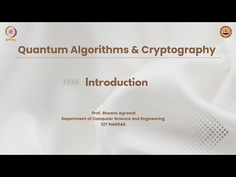 Quantum Algorithms and Cryptography - Introduction