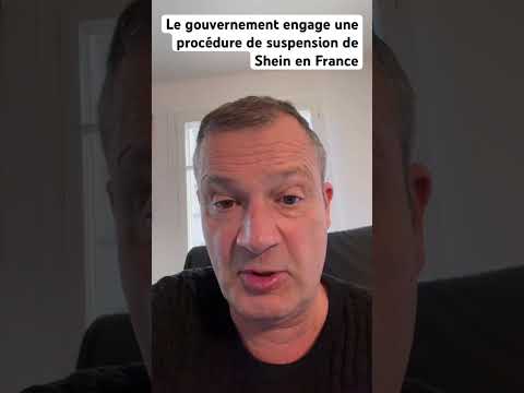 Le gouvernement engage une procédure de suspension de Shein en France #info #humour #shein #bhv
