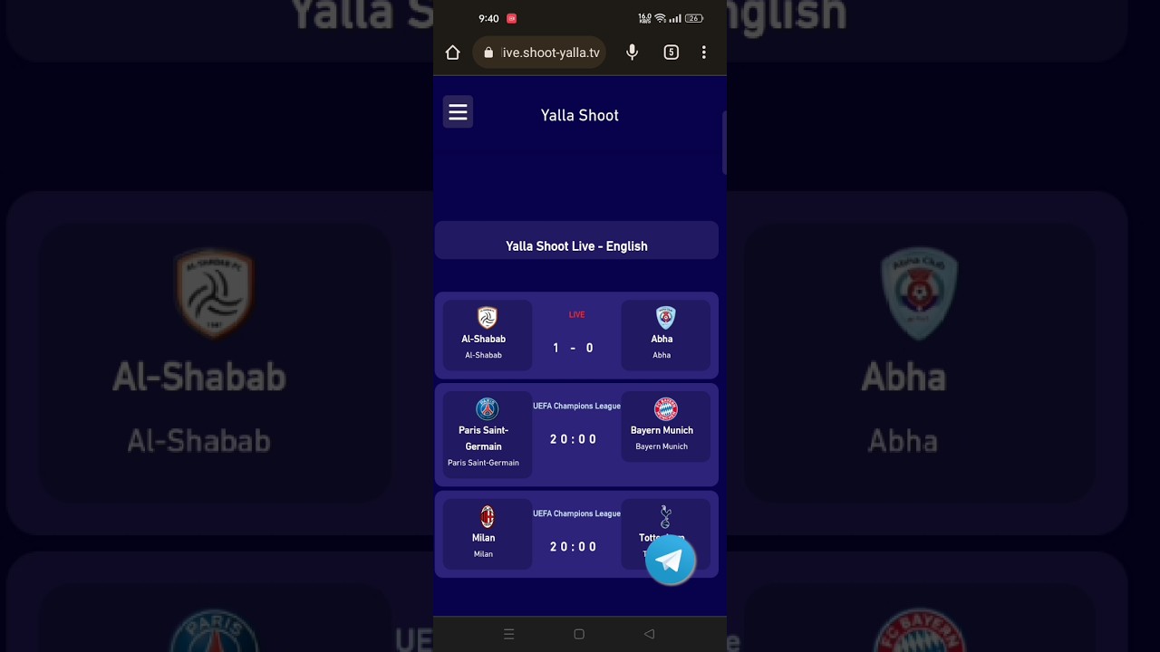 Watch PSG vs Bayern Live | Yalla TV Stream