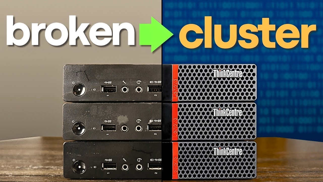 Build a PC Cluster with Broken PCs 🖥️