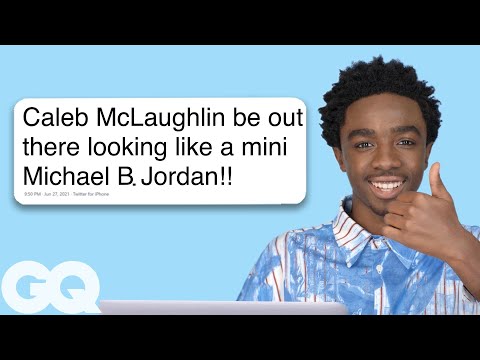 Stranger Things' Caleb McLaughlin Replies to Fans on the Internet | Actually Me | GQ
