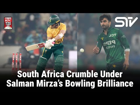 Salman Mirza Destroys SA Batters | Pakistan vs South Africa T20 Series 2025 | 2nd T20I | PCB | M3U13