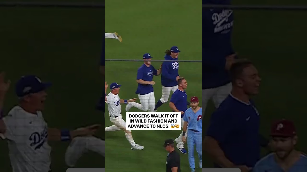 Dodgers Advance to the NLCS! 🤯 | Exciting MLB Playoff Moment