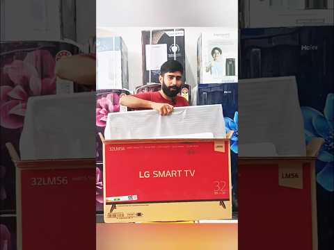 LG 32 inch smart tv 2024 🔥🔥 #shorts #lg #tv #smarttv #androidtv #shortvideo #short #unboxing