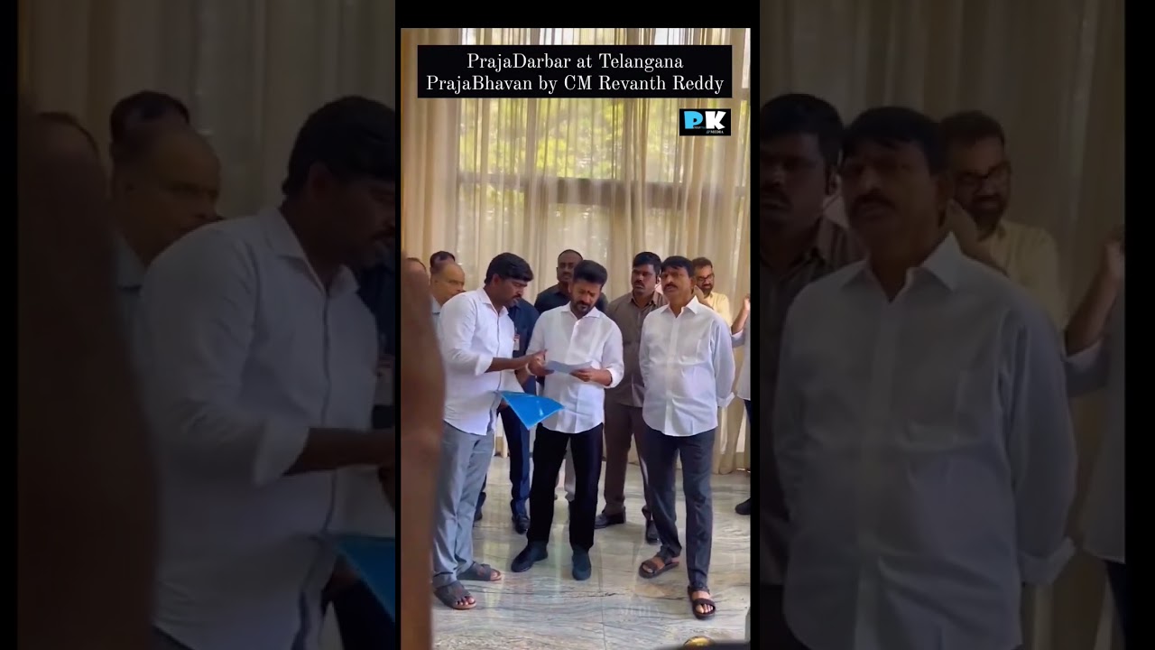 Praja Darbar with Revanth Reddy in Hyderabad 🗣️