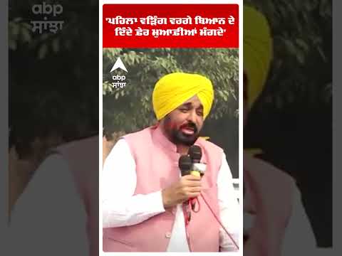 Cm Bhagwant Mann | 'ਪਹਿਲਾ ਵੜਿੰਗ ਵਰਗੇ ਬਿਆਨ ਦੇ ਦਿੰਦੇ ਫ਼ੇਰ ਮੁਆਫ਼ੀਆਂ ਮੰਗਦੇ' | Raja Warring Controversy