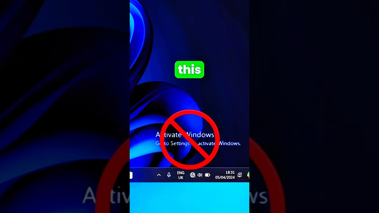 Remove Activate Windows Watermark Easily 💻