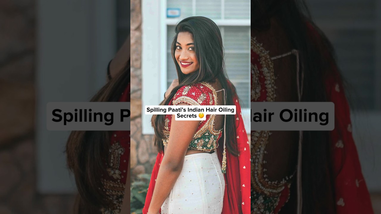 Ancient Indian Hair Oil Routine Taught by My Paati 🤎