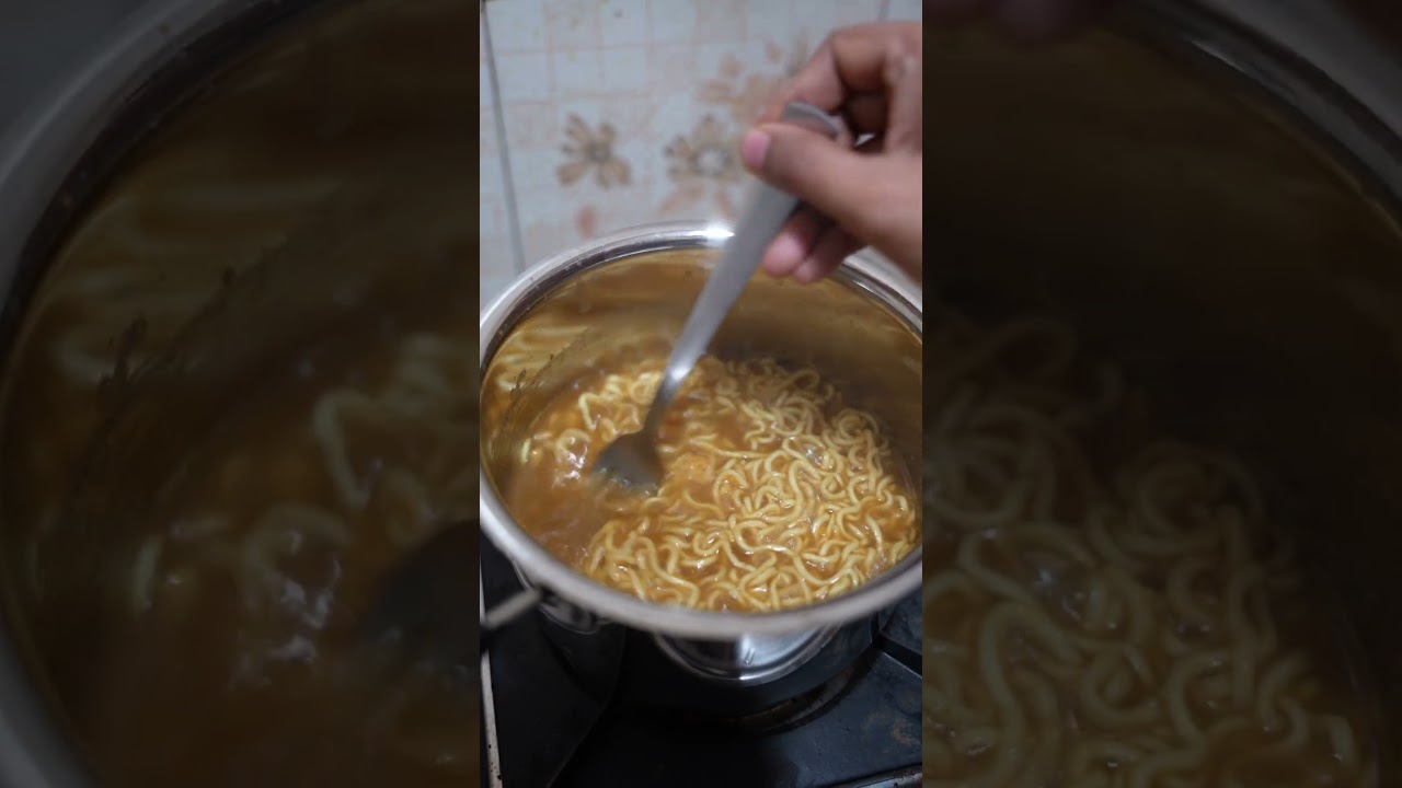 Sister and Me Battle Over Maggi Ramen 🍜