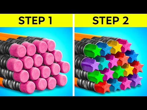 Top Creative School Hacks & DIY Tricks ✨
