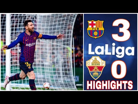 Vòng 1 đá bù LaLiga |Barcelona - Elche | Hiệp 2 bùng nổ, khác biệt ở Messi | FC UEFA Champions |