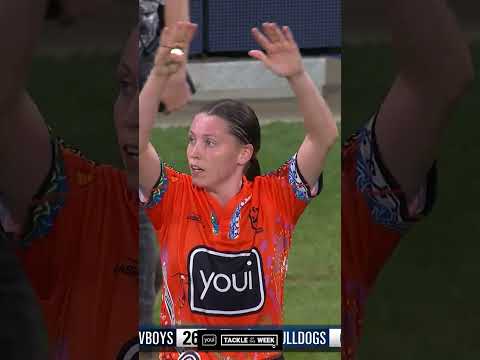 Holly Wheeler never gives up! #nrlw