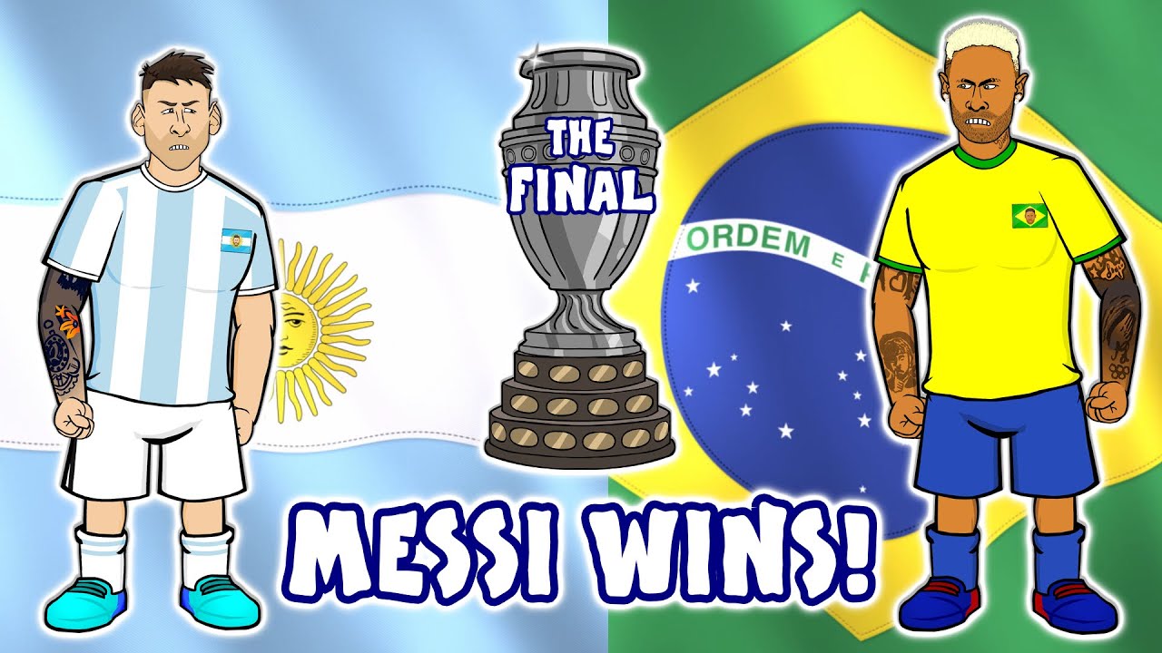 Messi Leads Argentina to Victory in Copa America 2021! 🏆 Highlights of Argentina 1-0 Brazil