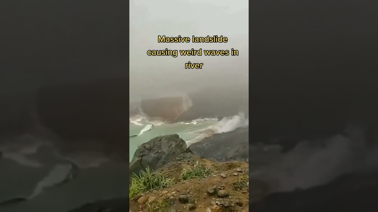 Massive Landslide & Waves: Relaxing Study & Sleep Videos 🌊