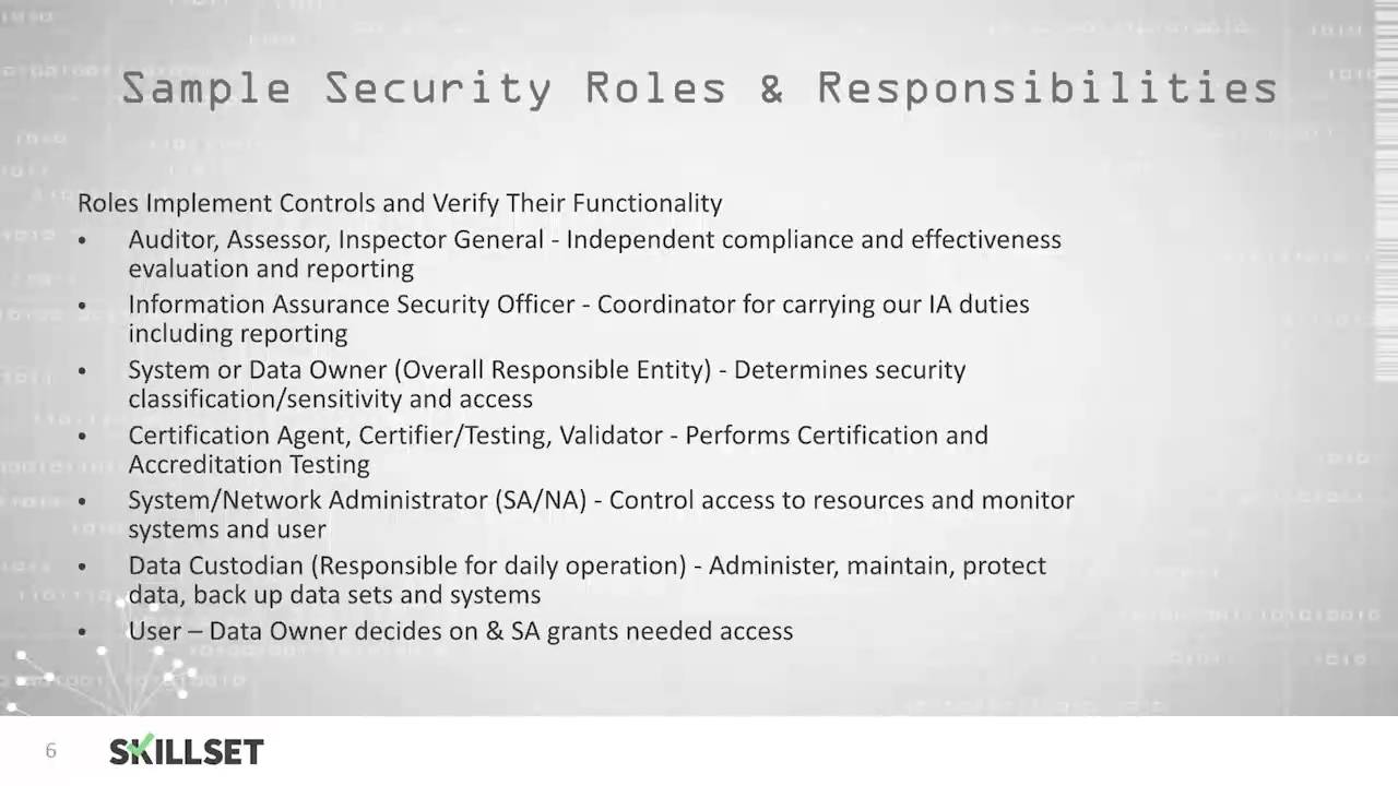 Security Governance Fundamentals (CISSP Free by Skillset.com)
