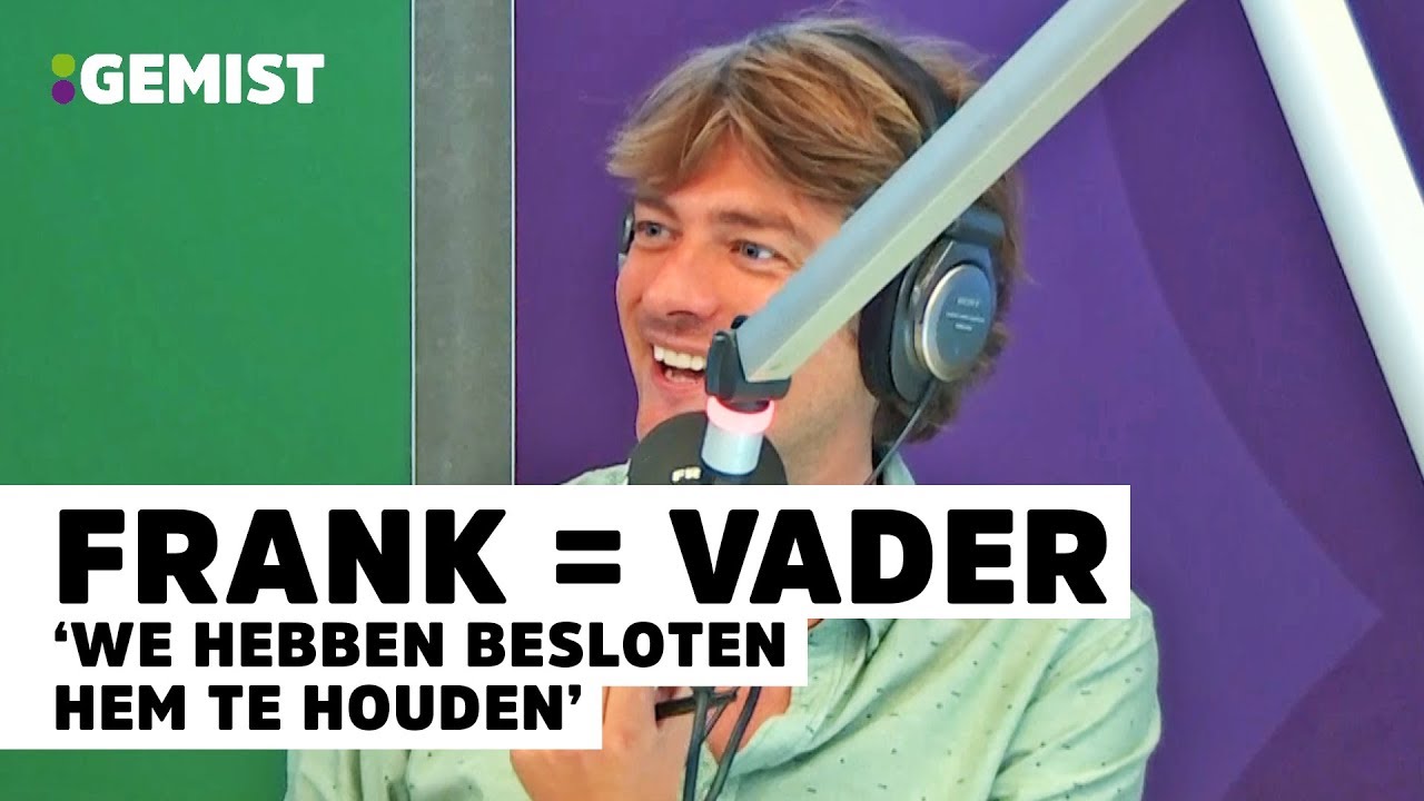 Frank deelt emotioneel verhaal over de geboorte van zijn zoon