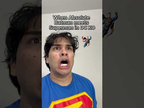 Absolute Batman meets Superman in DC KO #absolutebatman #batman #superman #dc
