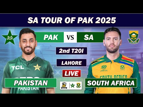 PAKISTAN vs SOUTH AFRICA 2nd T20 LIVE COMMENTARY | PAK vs SA LIVE CRICKET MATCH