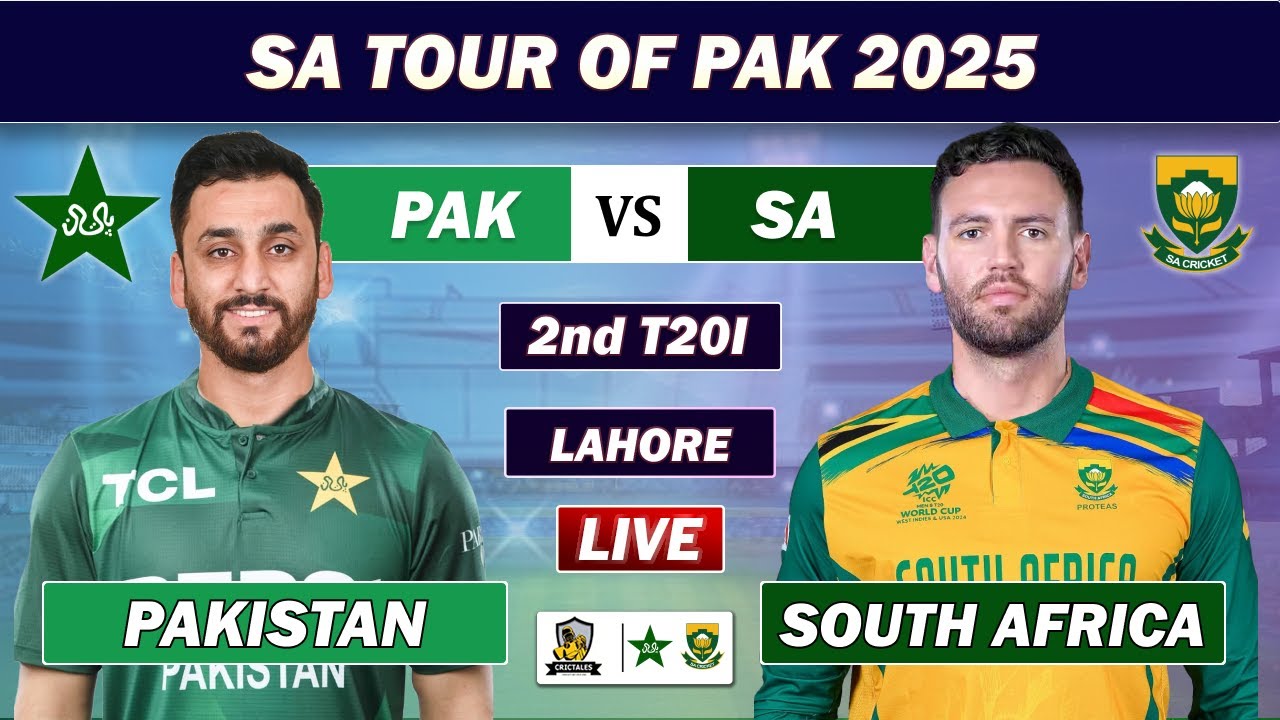 Pakistan vs South Africa 2nd T20 Live Score & Commentary | Live Cricket Match Update 🏏