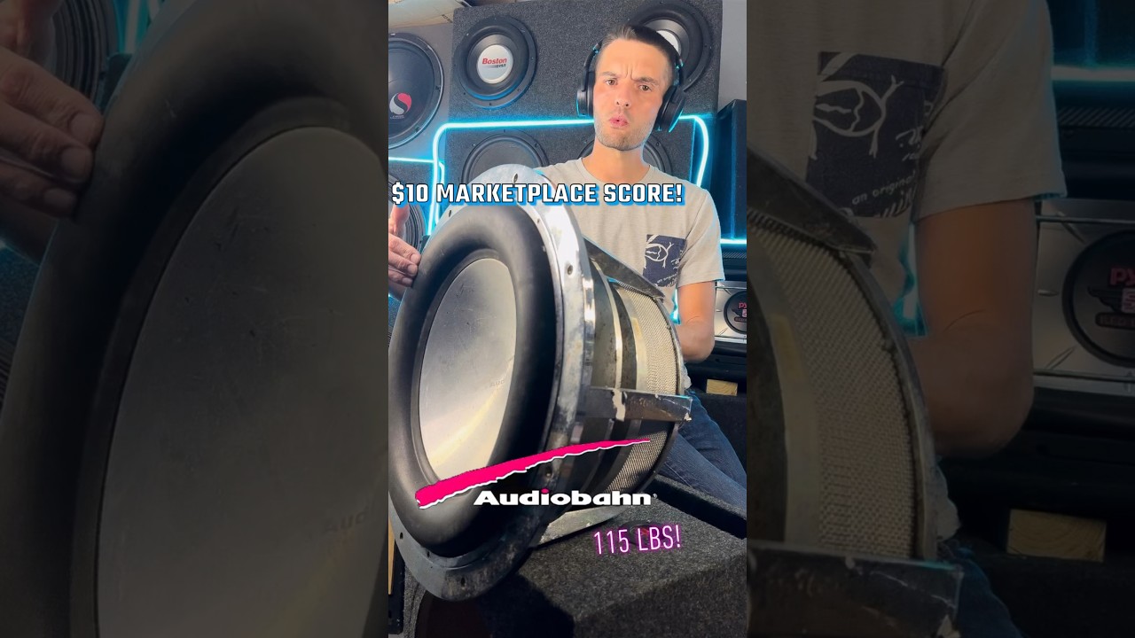 115lb Subwoofer for $10! 🔊 #CarAudio