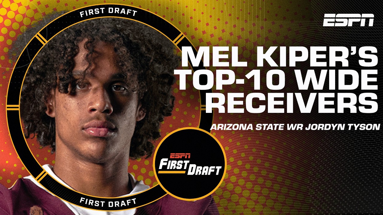 Mel Kiper's Top 10 WRs for 2026 NFL Draft 🏈