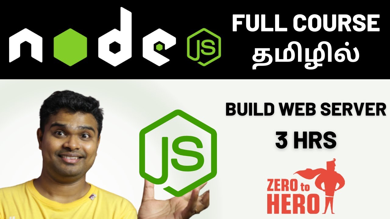 Node.js Tutorial for Beginners in Tamil 2025 | Full Course (3 Hrs)