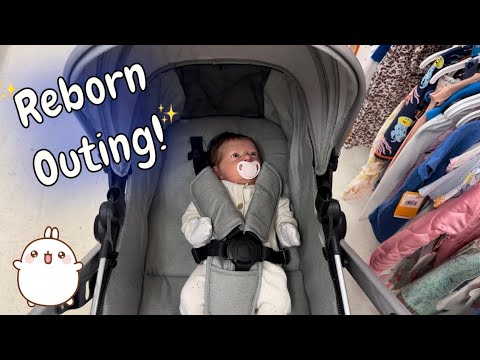 Reborn Baby Doll Shopping Trip! 🛍️