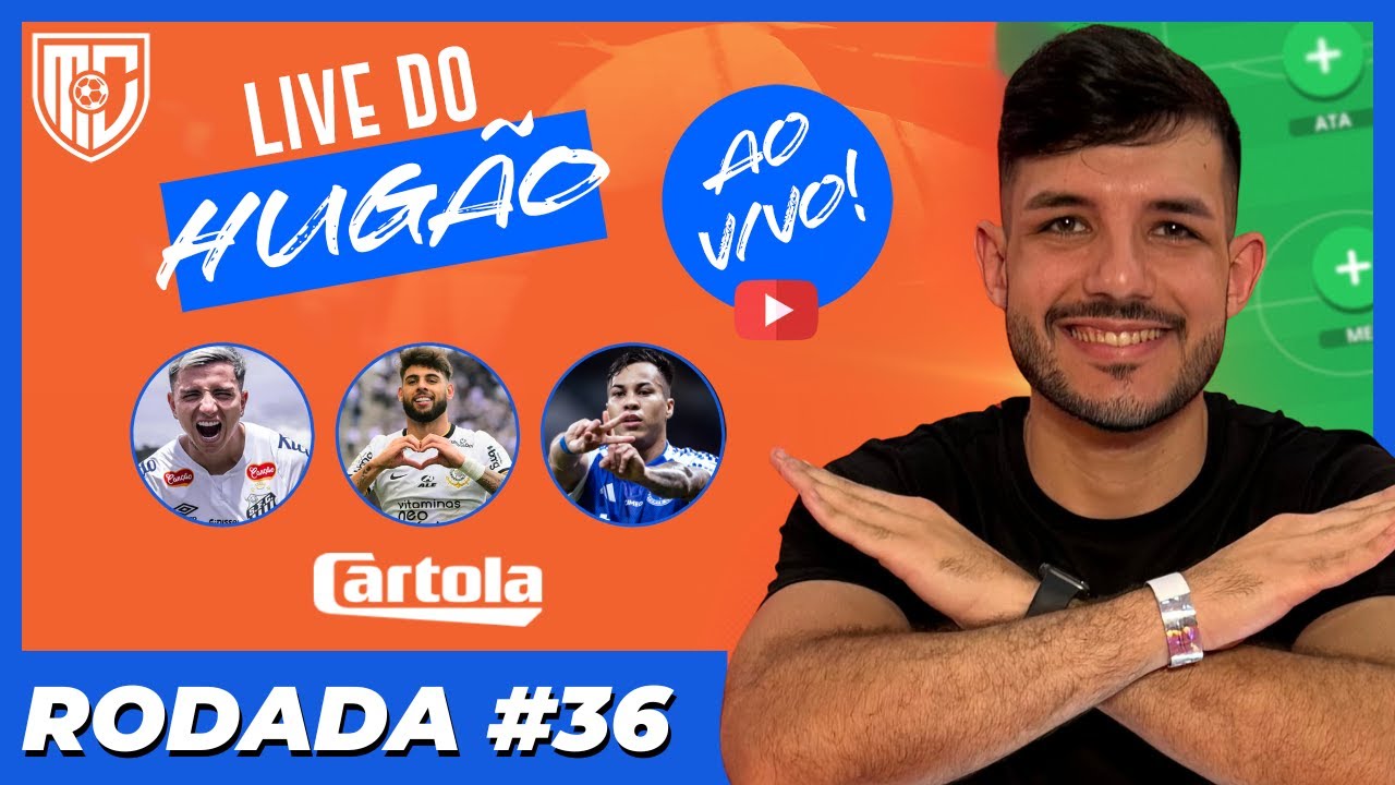 Dicas Cartola FC 2025 | Rodada 36 com Hugão 🔥