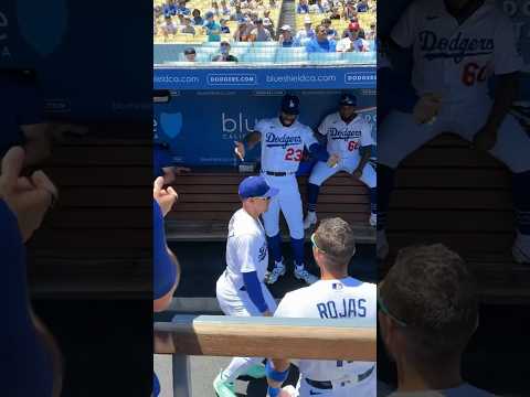 It’s good to have you back, Kiké. 😂 #dodgers #mlb #sports #baseball #losangeles #dance