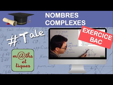 Les nombres complexes (Ex. Bac) - Terminale - Maths expertes