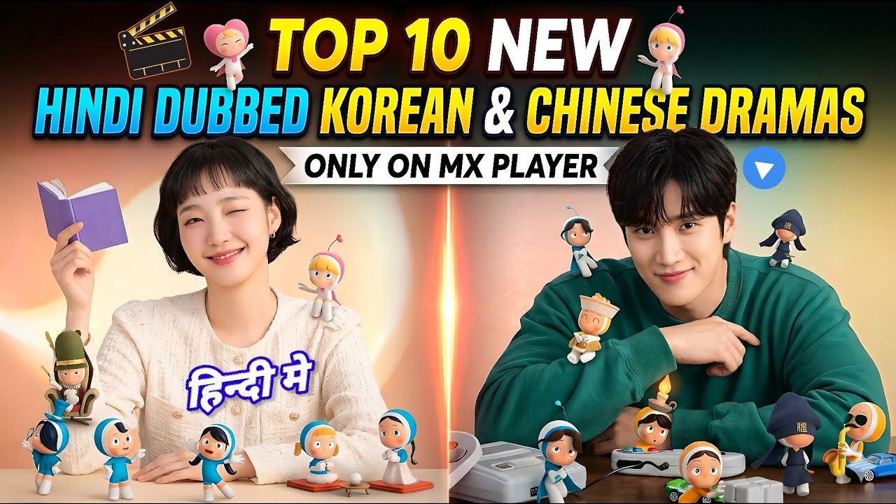 Top 10 Korean & Chinese Dramas in Hindi on MX Player 🎬