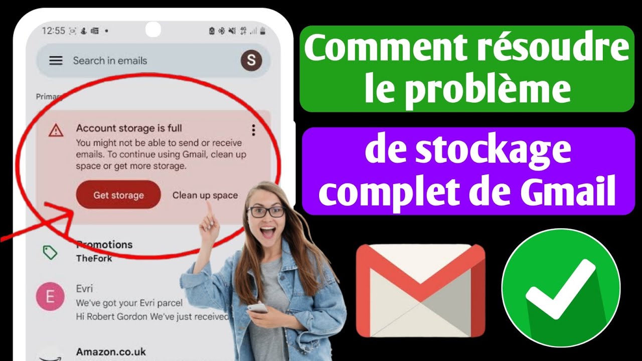 Comment réparer le stockage du compte Gmail est un problème complet (nouveau processus)