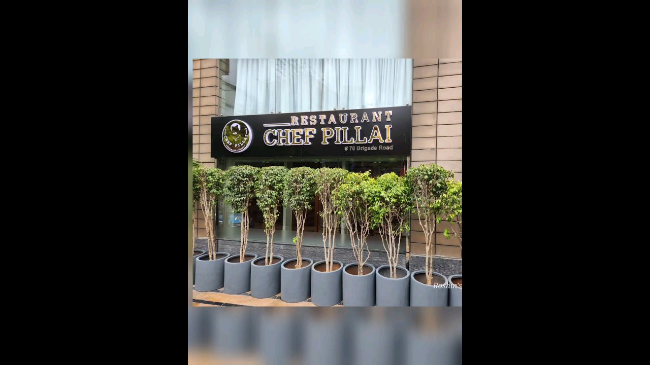 Chef Pillai at Brigade Road, Bangalore 🍽️