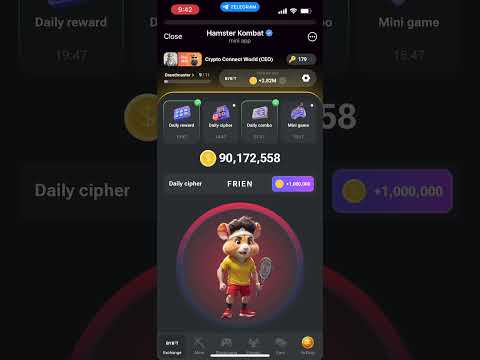 Hamster kombat daily cipher code 16 August #hamsterkombat #nft #airdrops #cryptocurrency #taptap