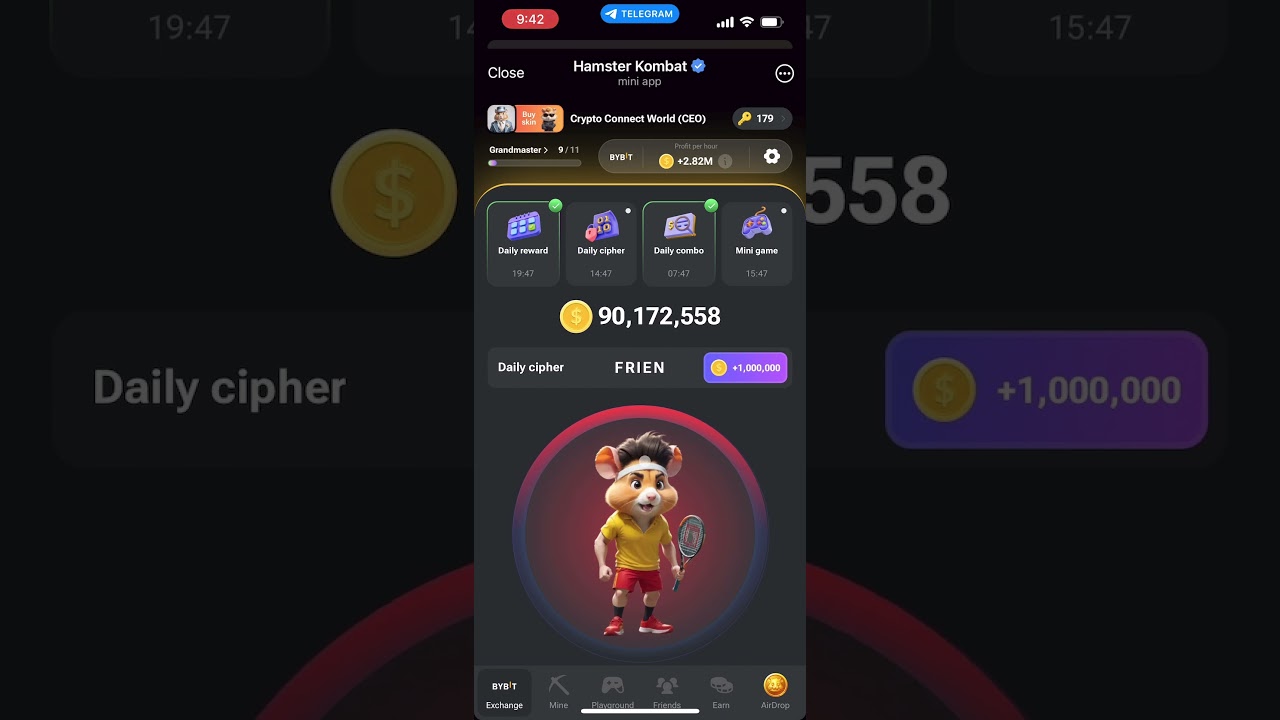 Hamster Kombat Daily Cipher Code for August 16 🐹🔐