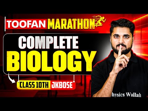 JKBOSE Class 10th | Complete Biology🔥 (Theory + CYQ's) | TOOFAN Marathon 🌪