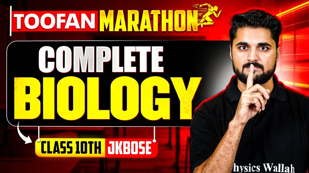 JKBOSE Class 10 Biology Complete Guide | Theory + CYQ's | TOOFAN Marathon 🔥