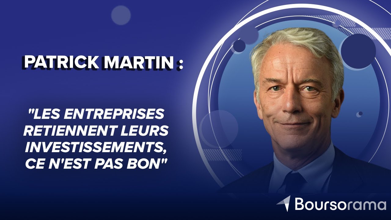 Patrick Martin (Medef) : "Les entreprises retiennent leurs investissements, ce n'est pas bon"