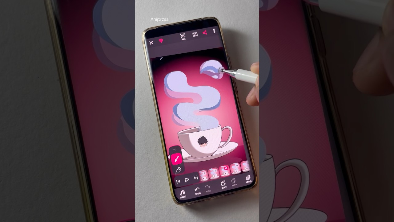 Create Stunning Steam Animations on Mobile! ๐ #Shorts